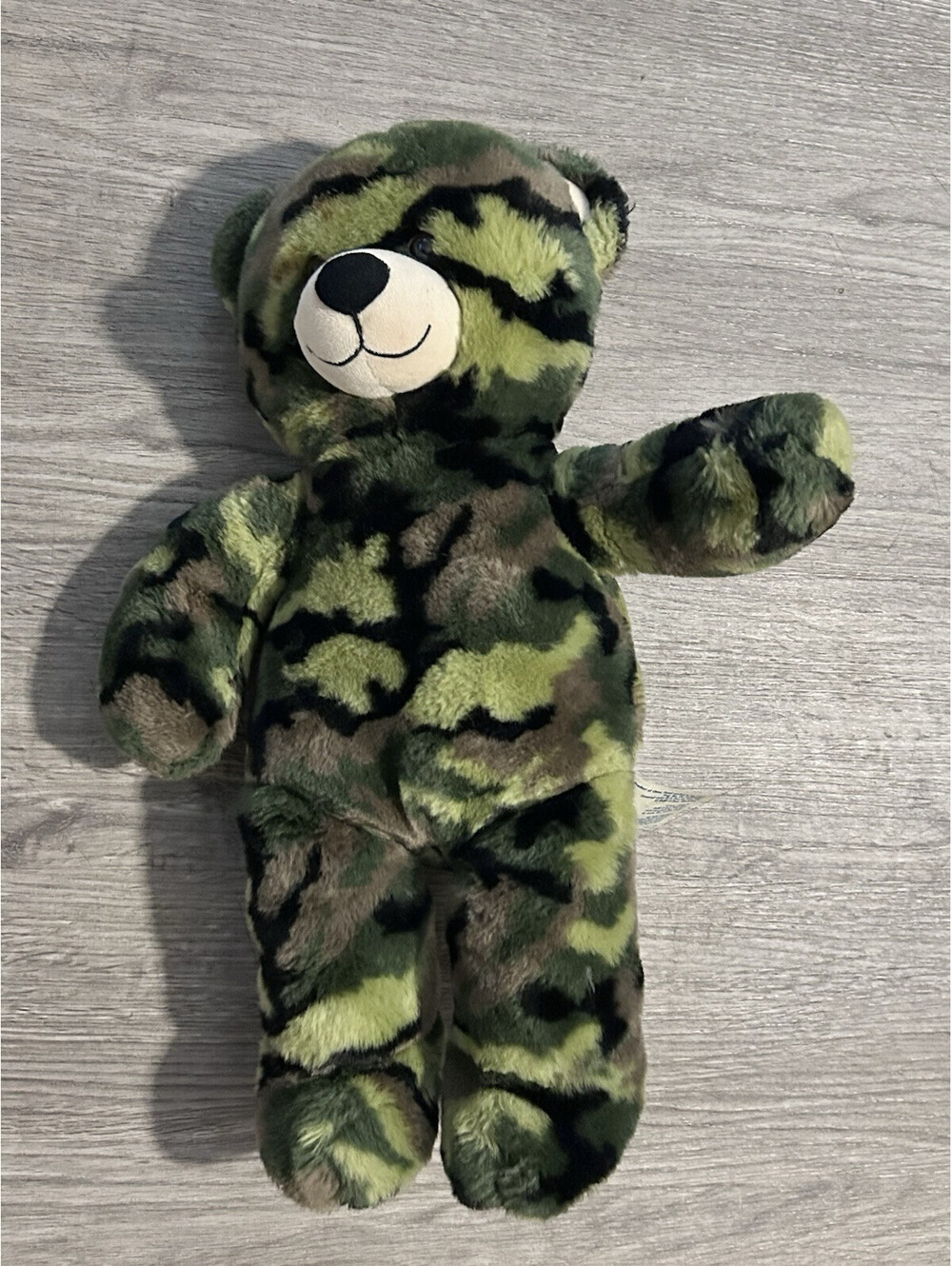 16" Build-A-Bear Workshop BABW Army Military Camouflage Bear Plush Stuffed Toy